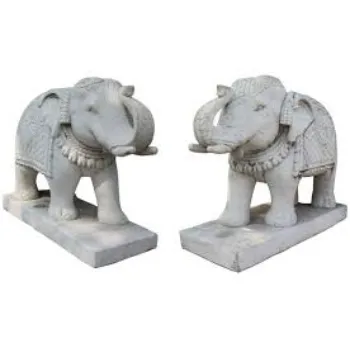  Marble Elephant Statue
