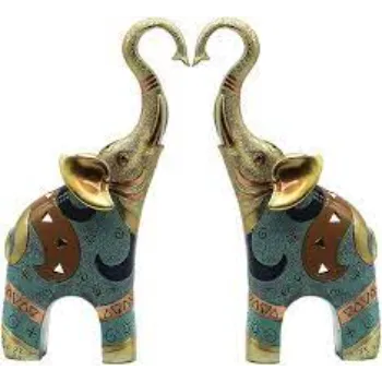 Brass Elephant Statue 