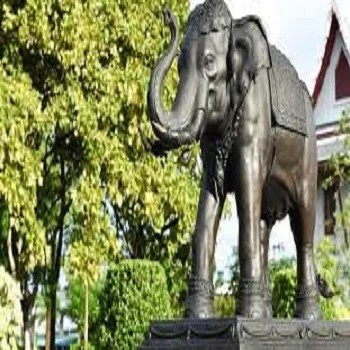 Black Elephant Statue