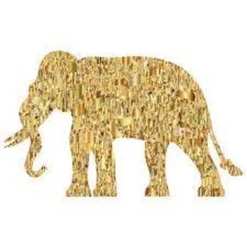 Brass Elephant Statue