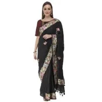 Stylish Elite Embroidery Saree