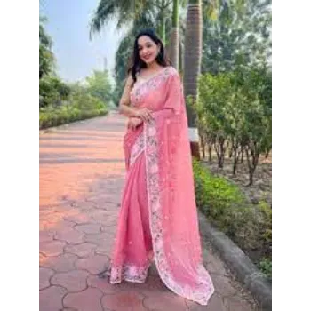Skin Friendly Elite Embroidery Sarees
