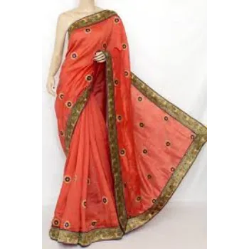 Attractive Look Elite Embroidery Saree