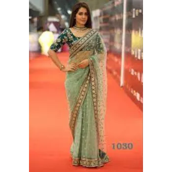 Designed Elite Embroidery Sarees