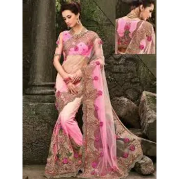Attractive Elite Embroidery Sarees