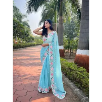Elite Embroidery Sarees