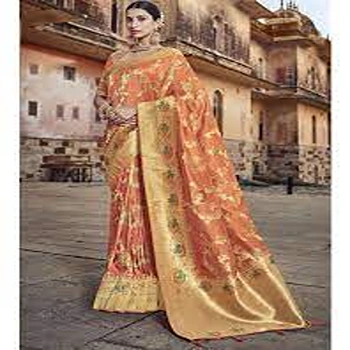 Good Looking Elite Embroidery Saree