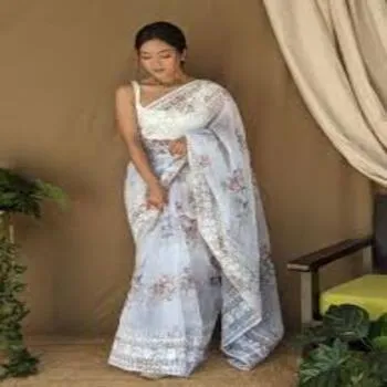 Modernized Elite Embroidery Sarees