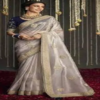 Designer Elite Embroidery Sarees For Women