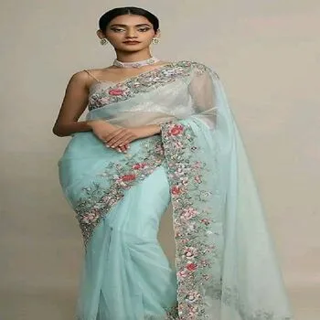 Modern Elite Embroidery Sarees
