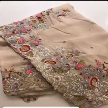 Attractive Elite Embroidery Sarees