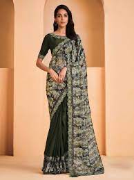 New Elite Embroidery Sarees