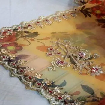 Newly Designed Elite Embroidery Sarees