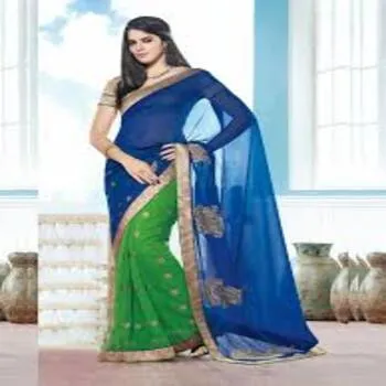 Elite Embroidery Saree For Casual Use