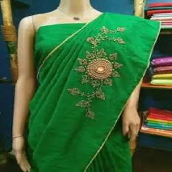 Beautifully Designed Elite Embroidery Sarees