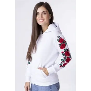 Trendy Embroidered Sweatshirt