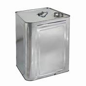 Empty Tin Oil Can