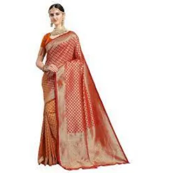  Anti Wrinkle Ethnic Woven Sarees