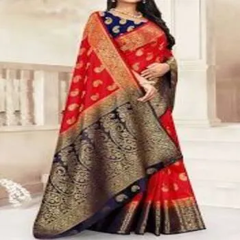 Stylish Designed Ethnic Woven Sarees