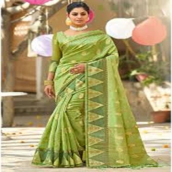 Elegant Look  Ethnic Woven Saree
