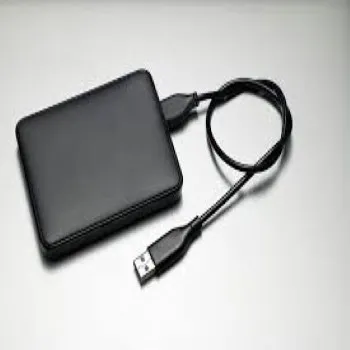 Black, External Hard Drive