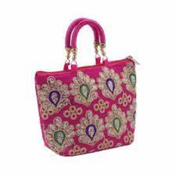 Shiny Look Fancy Embroidery Bags