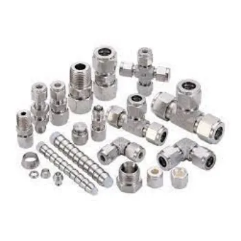 Ferrule Tube Fittings Silver Color