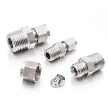 Polished Stainless Steel Ferrule Tube Fittings