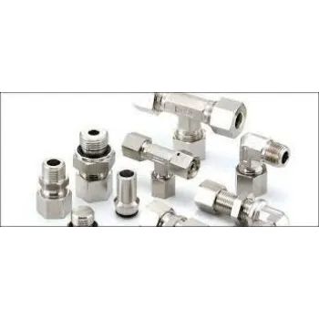 Ferrule Tube Fittings Silver Color 