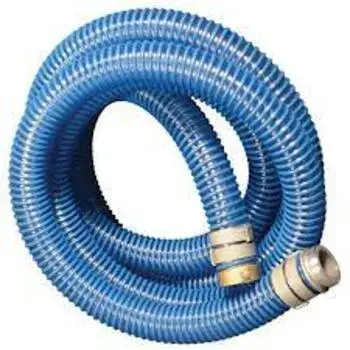 Blue, Flexible Plumbing Pipe