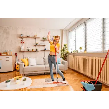Polished Floor Broom