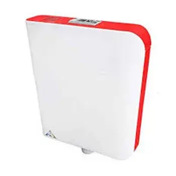 White And Red Flush Tank
