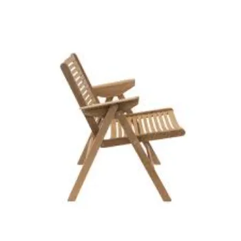Polished Folding Lounge Chair