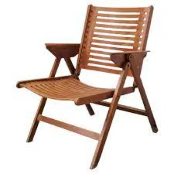 Polished Folding Lounge Chair