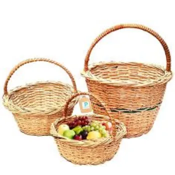 Brown Fruit Basket