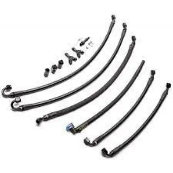 Fuel Line Fittings Black Color 