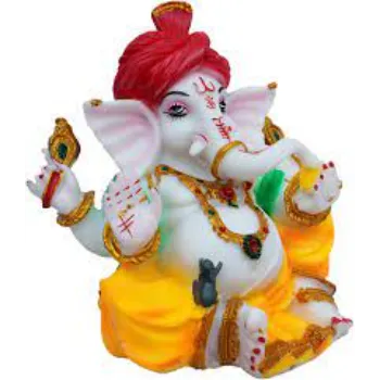  White Marble Ganesh Statue