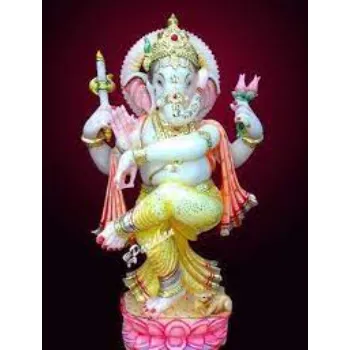  White Marble Ganesh Statue