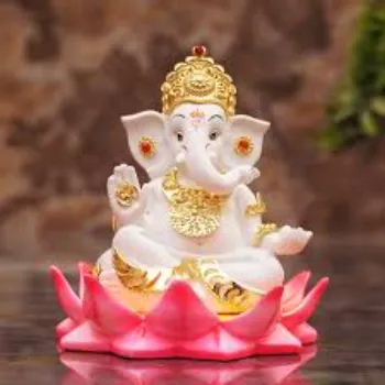  White Marble Ganesh Statue