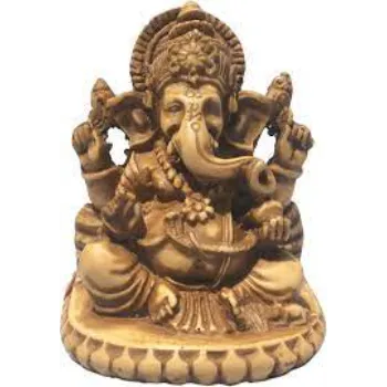  Brown Stone Ganesh Statue