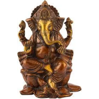  Coollectible India Brass Ganesh Statue