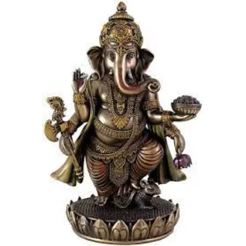  Purpledip Dancing Ganesha Ganpati Vinayak Statue 