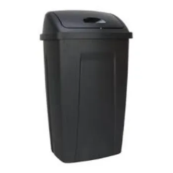 Black Garbage Bins