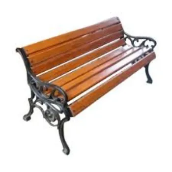 Metal-Wood  Garden Bench
