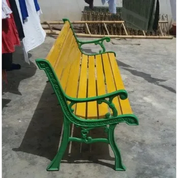 Coated Metal Bench