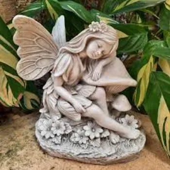  Jopaz Solar Garden Fairy Statue