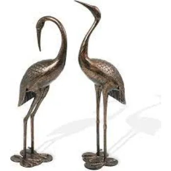  HOMEFUN Antique Bronze Cast Aluminum Garden Statue 
