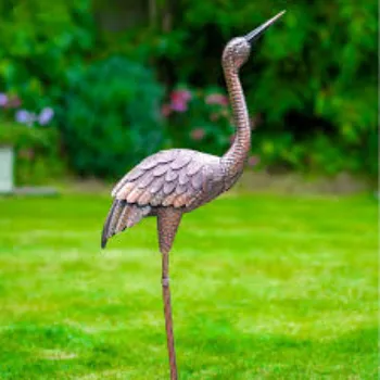  Outdoor Garden Crane Statue