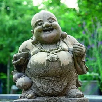 Joyful Lord Buddha Garden Sculpture
