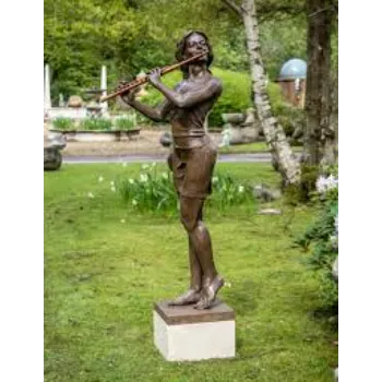  Outdoor Garden Life Size Copper Woman 